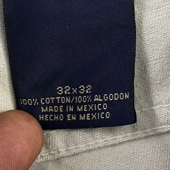 SOLD- Route 66 Jeans Mens 32x32 Ivory Denim Relaxed Straight Fit Pant Vintage - Picture 6 of 16